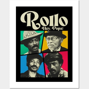 rollo Hey Pops white Posters and Art